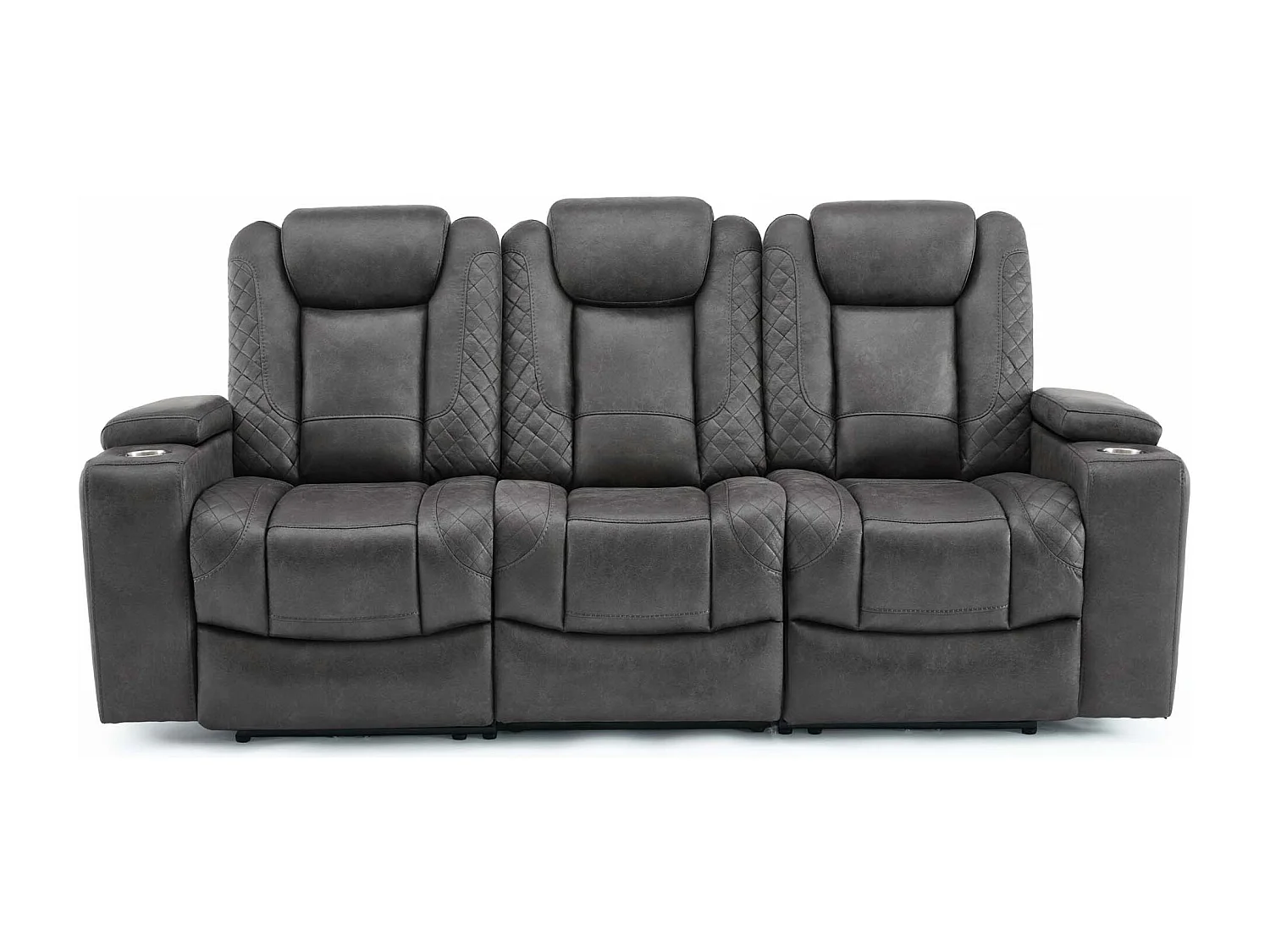 Ashton Electric Recliner 3 Seater Sofa Technology Fabric With Built-In Plugs & USB-C Charging