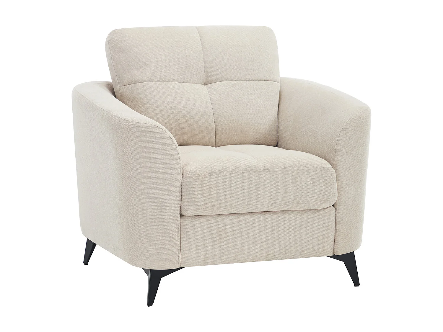 Solna Modern Scandi Style Fabric Living Room Chair