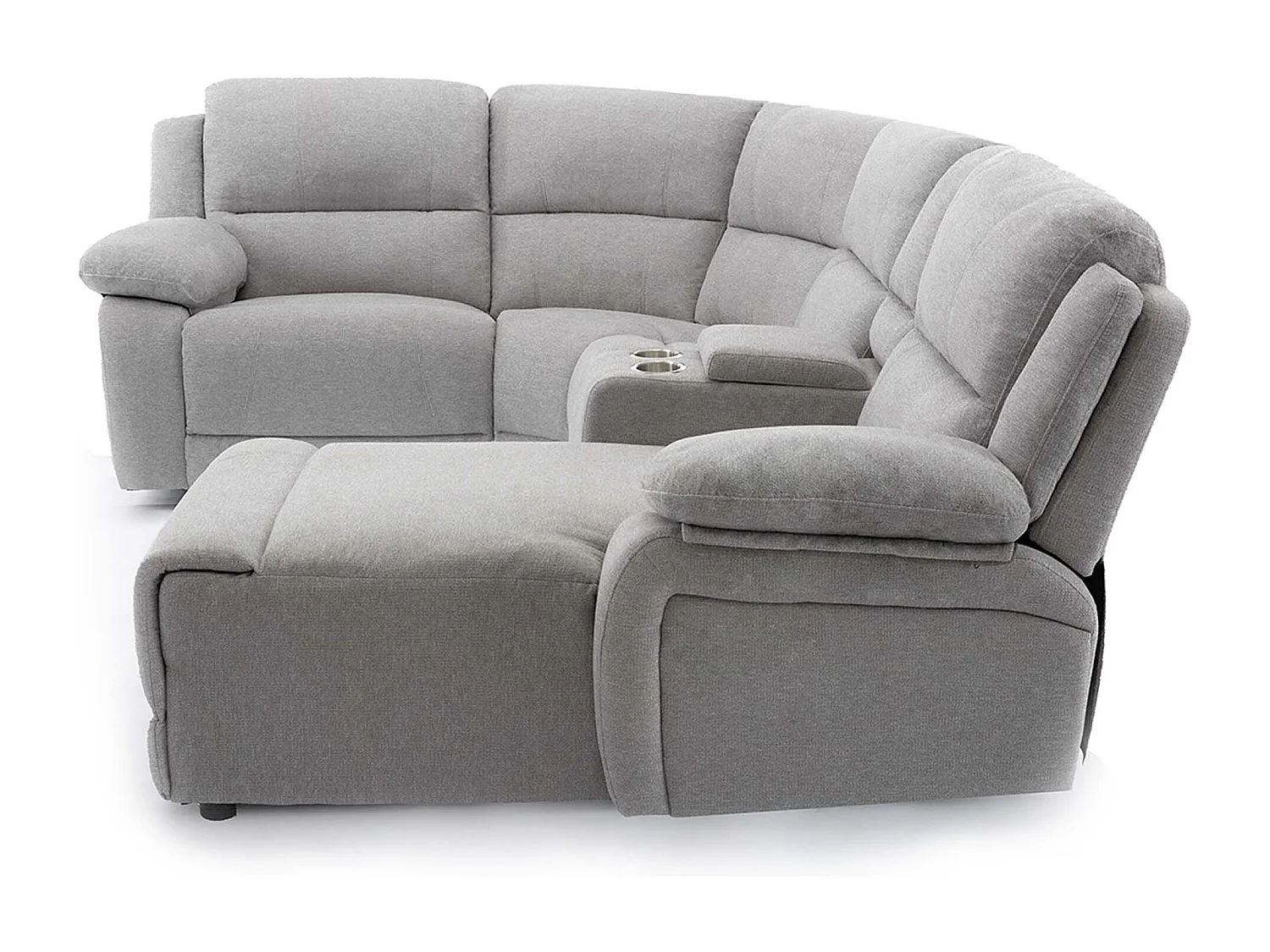Dublin 4 Seater Fabric Corner Recliner Sofa