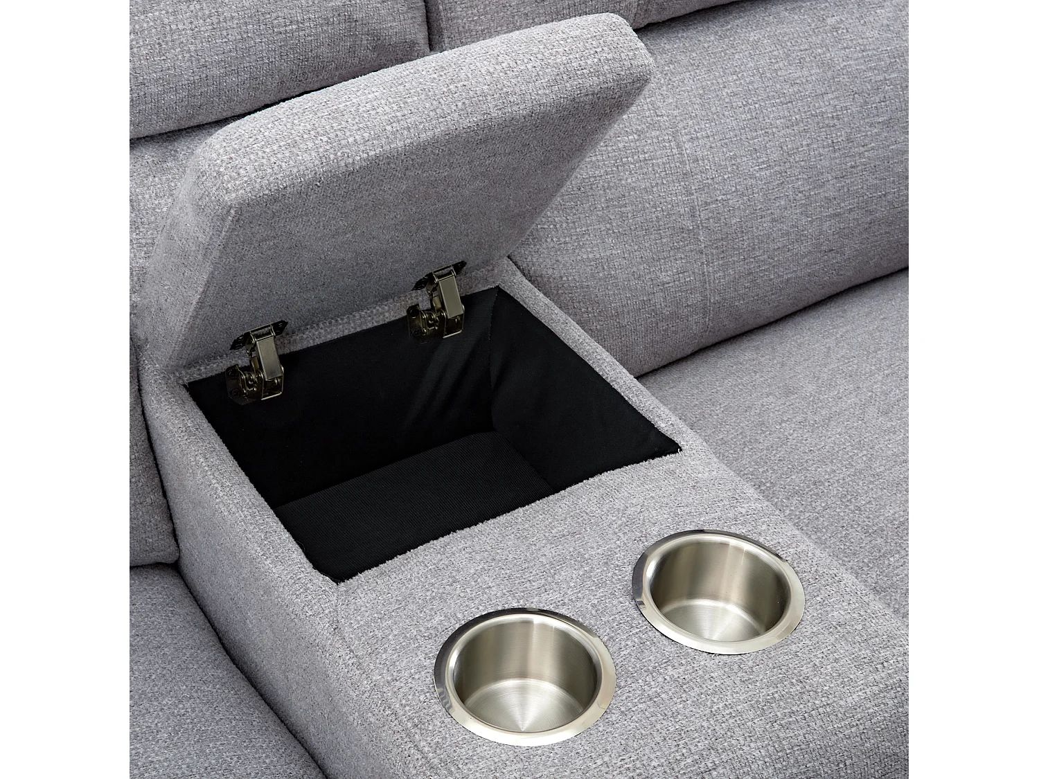 Dublin 4 Seater Fabric Corner Recliner Sofa