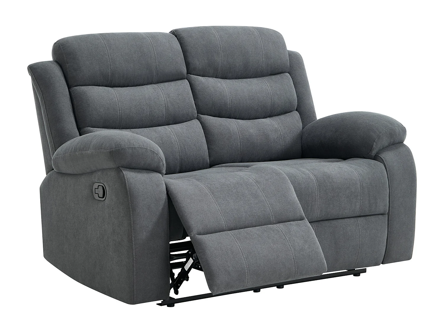 Boston 2 Seater Fabric Manual Recliner Sofa
