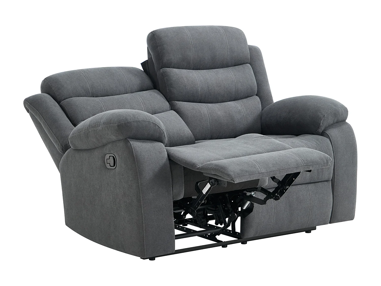 Boston 2 Seater Fabric Manual Recliner Sofa