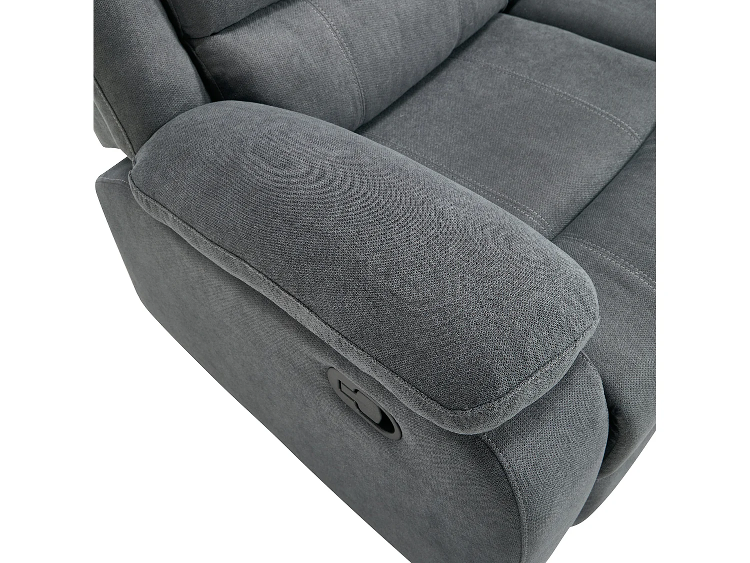 Boston 2 Seater Fabric Manual Recliner Sofa