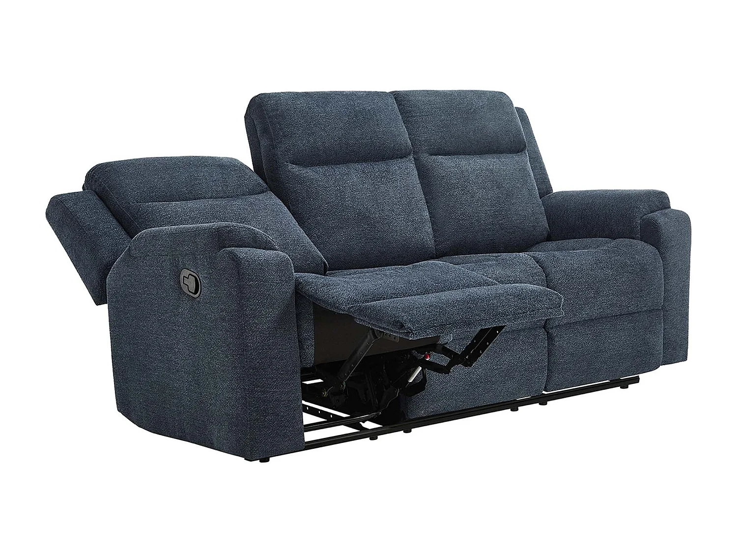 Orka 3 Seater Fabric Manual Recliner Sofa