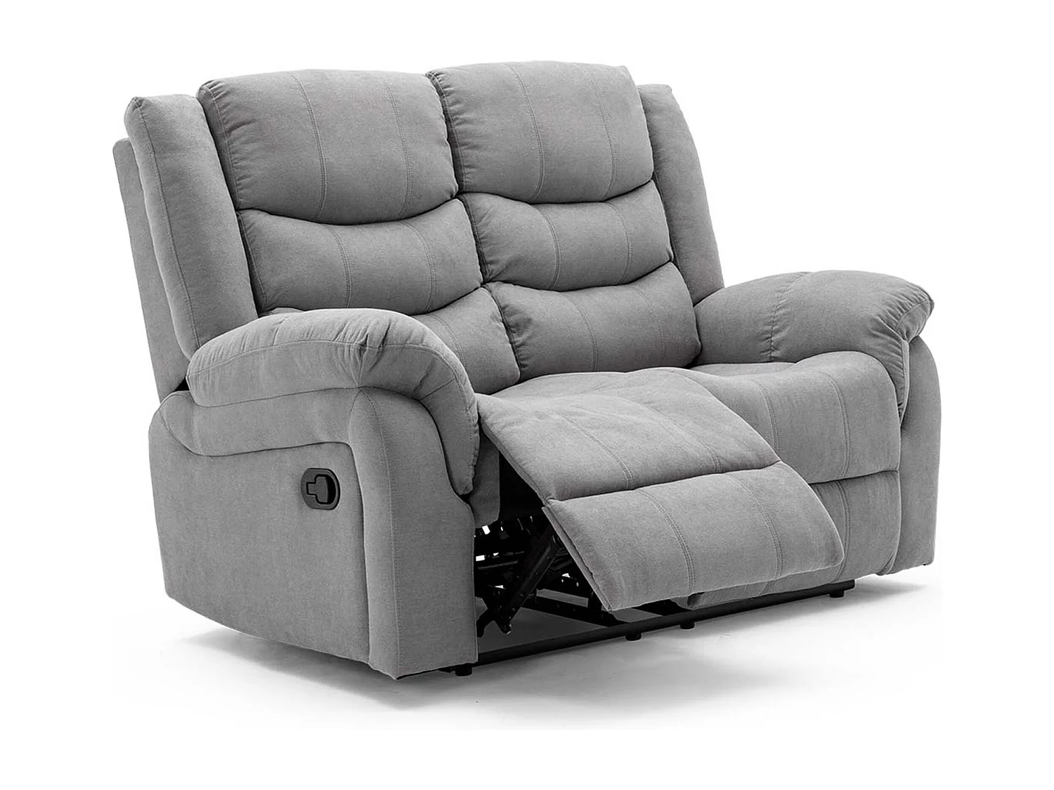 Seattle Manual Fabric Recliner 2 Seater Sofa