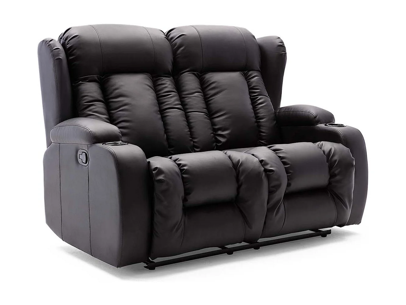 Caesar Manual Recliner Bonded Leather 2+3 Seater Sofa Set