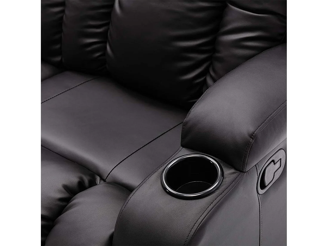 Caesar Manual Recliner Bonded Leather 2+3 Seater Sofa Set
