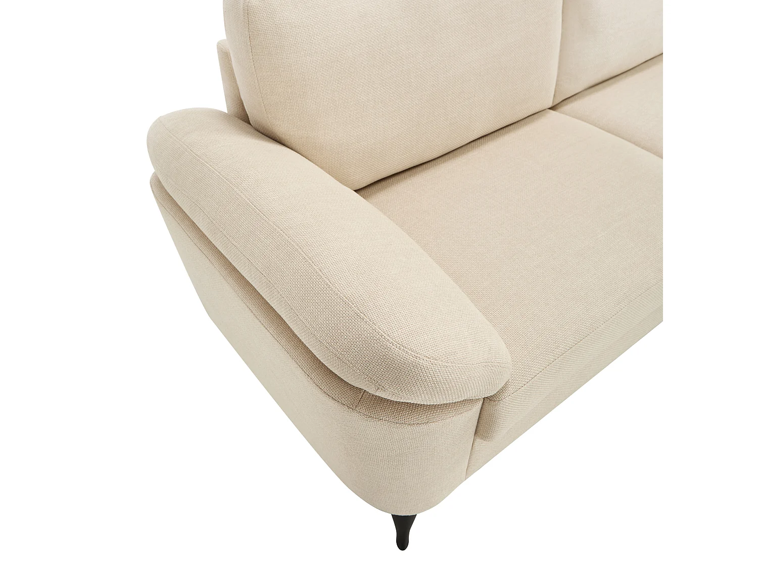 Malmo 2 Seater Sofa Modern Scandi Style Fabric Living Room Sofa