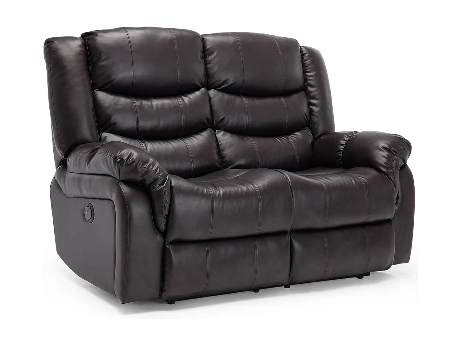 Seattle 2 Seater Electric High Back Bonded Leather Recliner Sofa