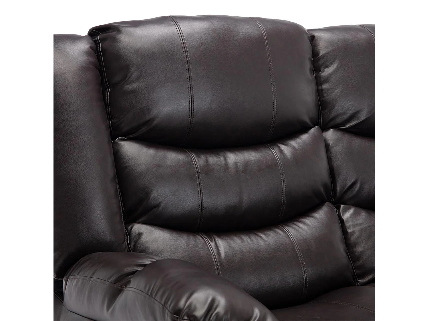Seattle 2 Seater Electric High Back Bonded Leather Recliner Sofa