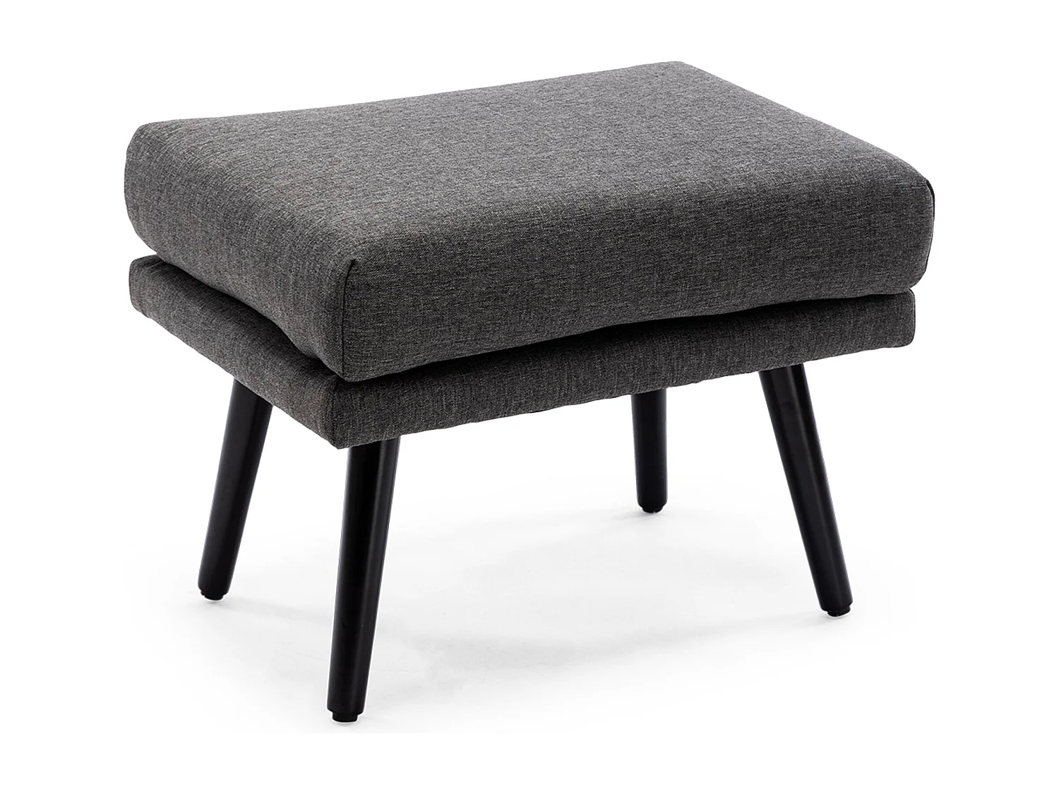 Winslow Wing Back Fabric Occasional Button Back Armchair w Footstool