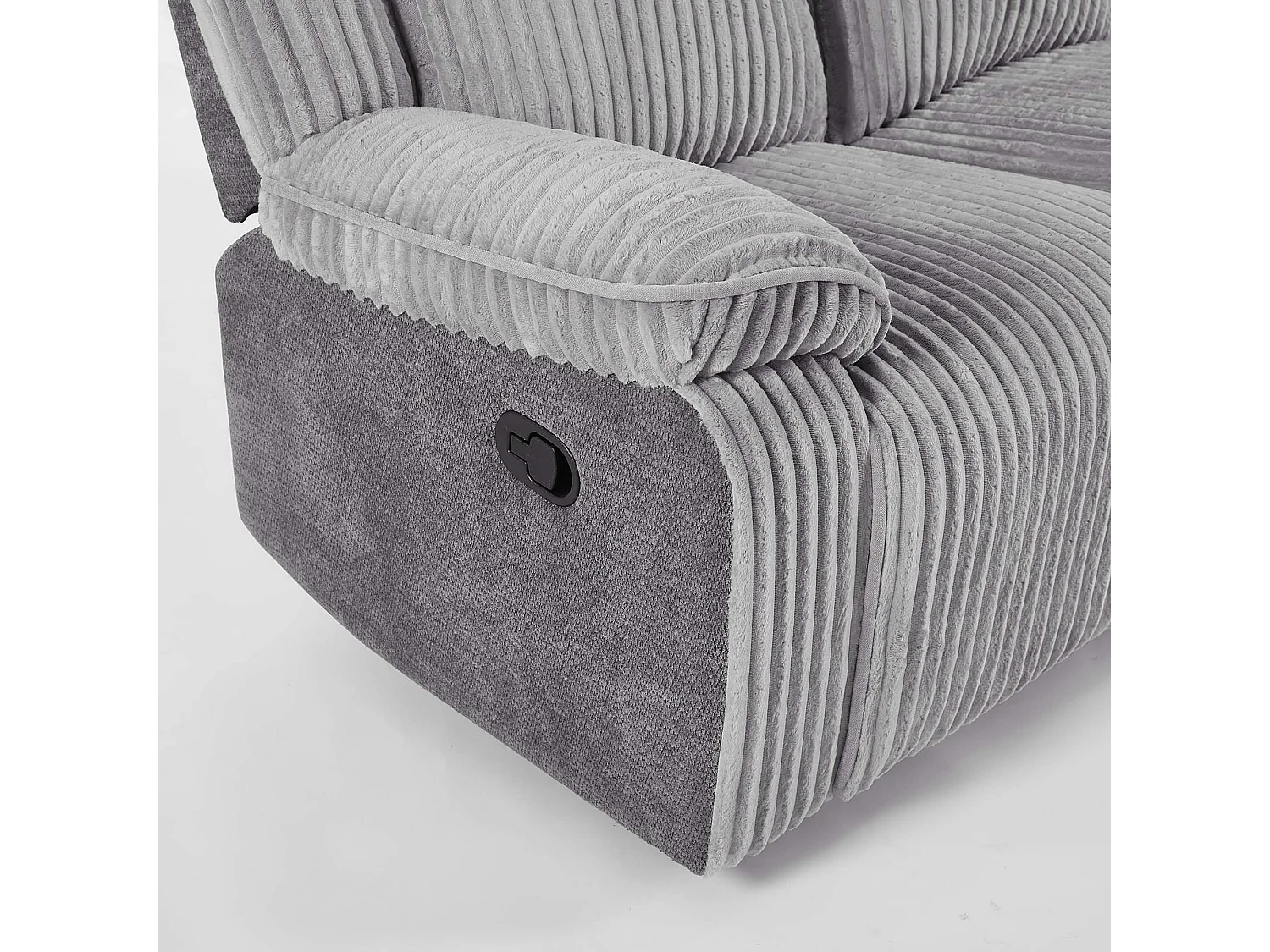 Verona 3 Seater Jumbo Cord Manual Recliner Sofa