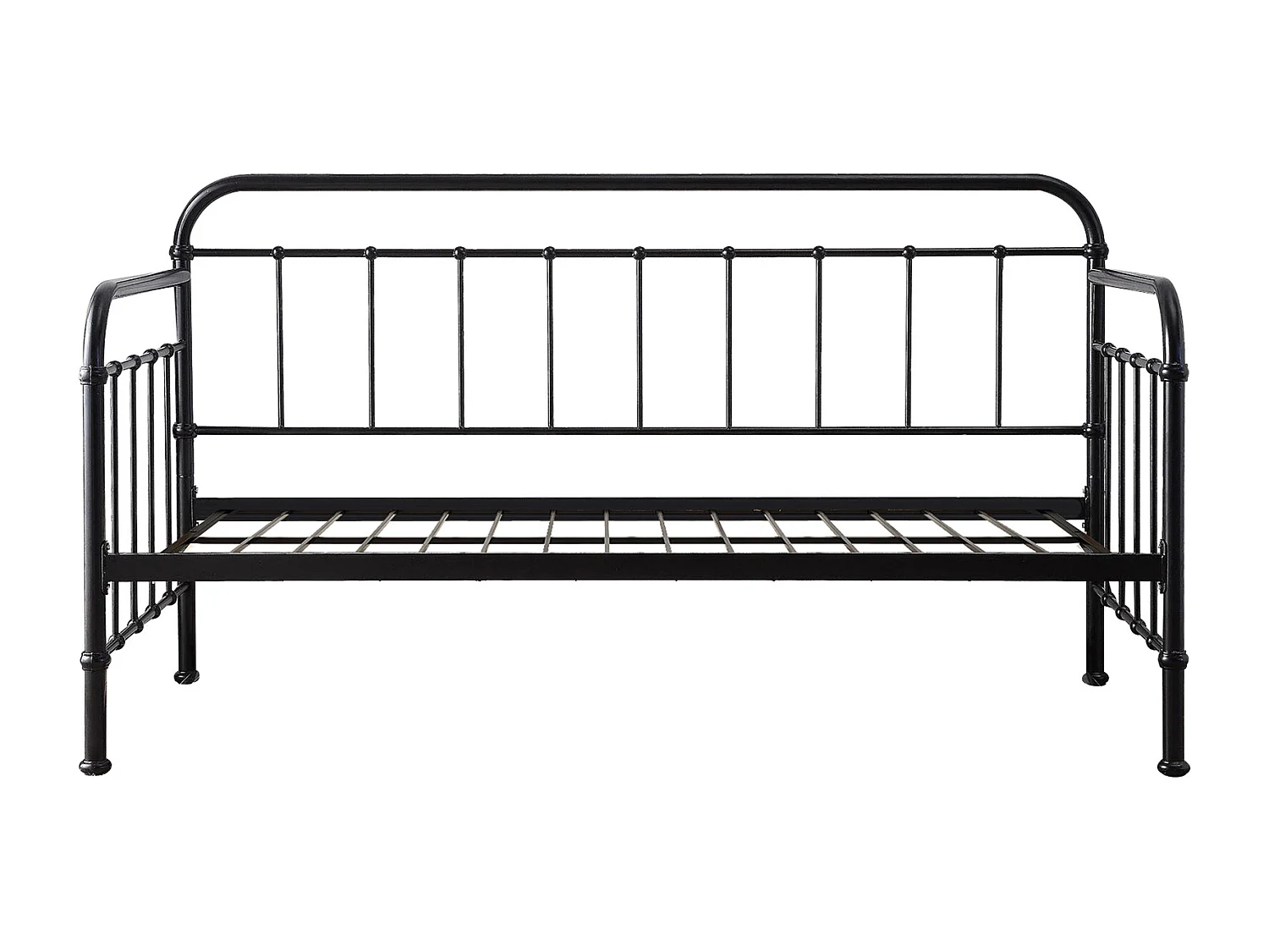 Ickleford Industrial Living Room Bedroom Metal Day Bed Frame