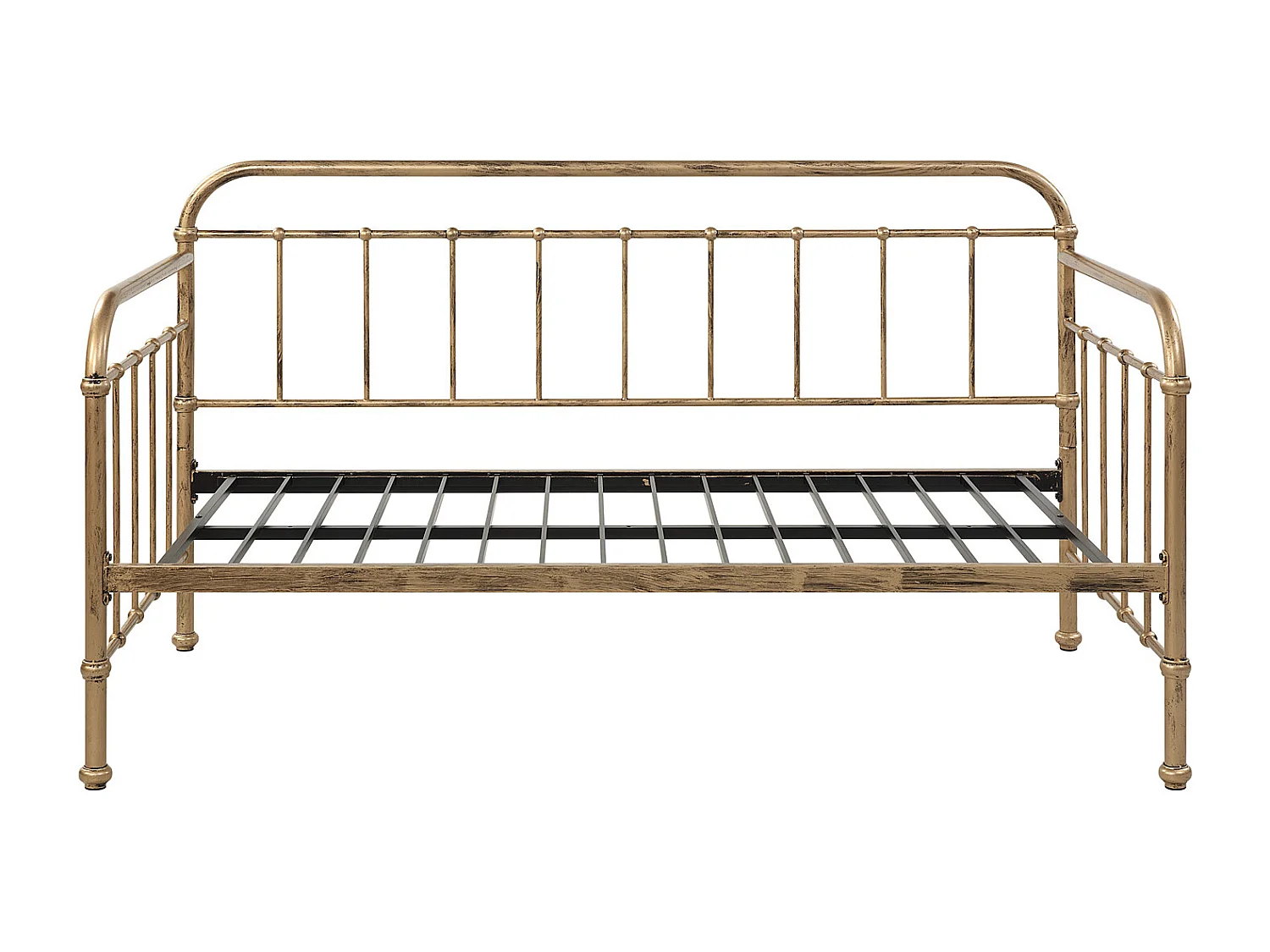 Ickleford Industrial Living Room Bedroom Metal Day Bed Frame
