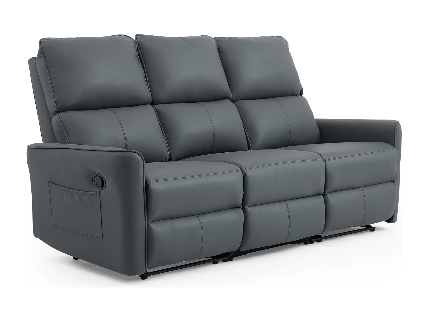 Madrid 2+3 Seater Manual Air Leather Recliner Sofa Set