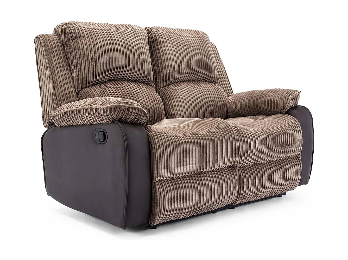 Postana Manual Recliner Bonded Leather 1+2 Seater Sofa Set