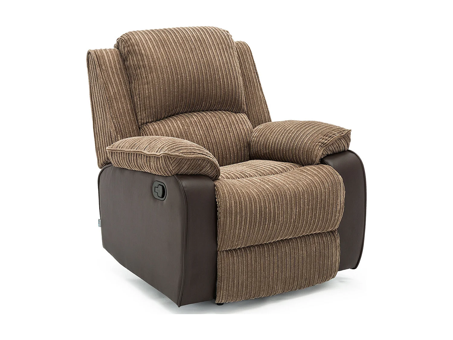 Postana Manual Recliner Bonded Leather 1+2 Seater Sofa Set