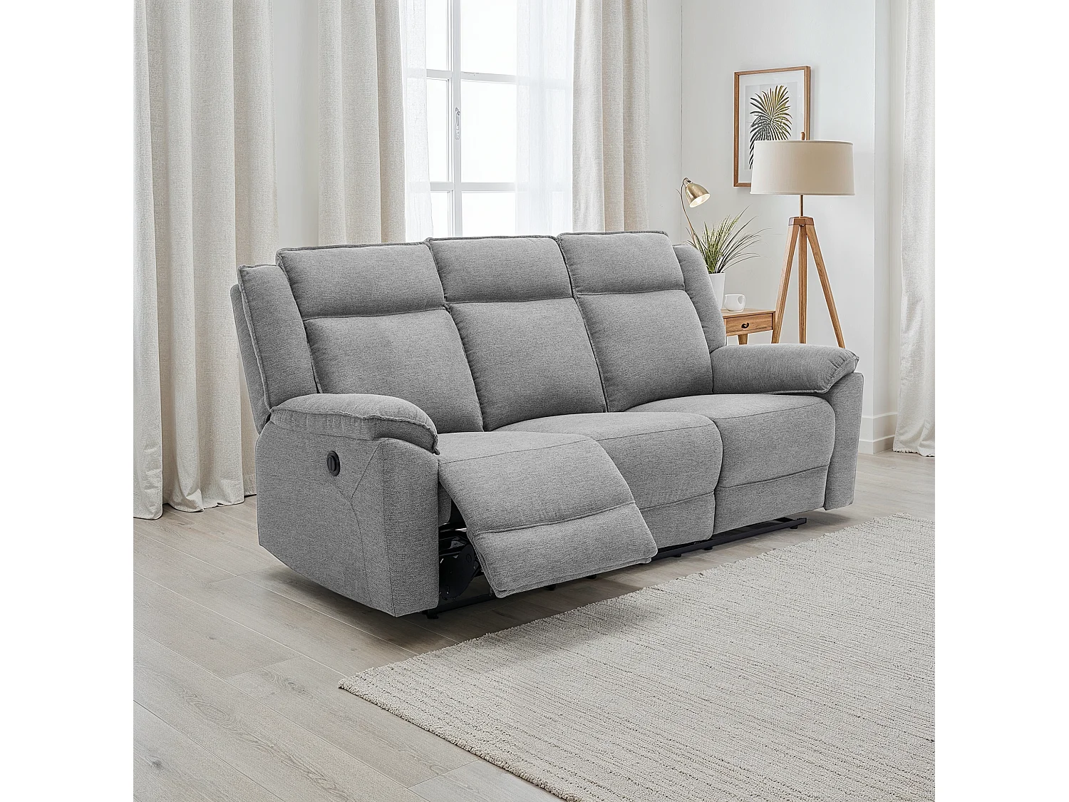 Skye 3+2+1 Linen Electric Recliner Sofa Set