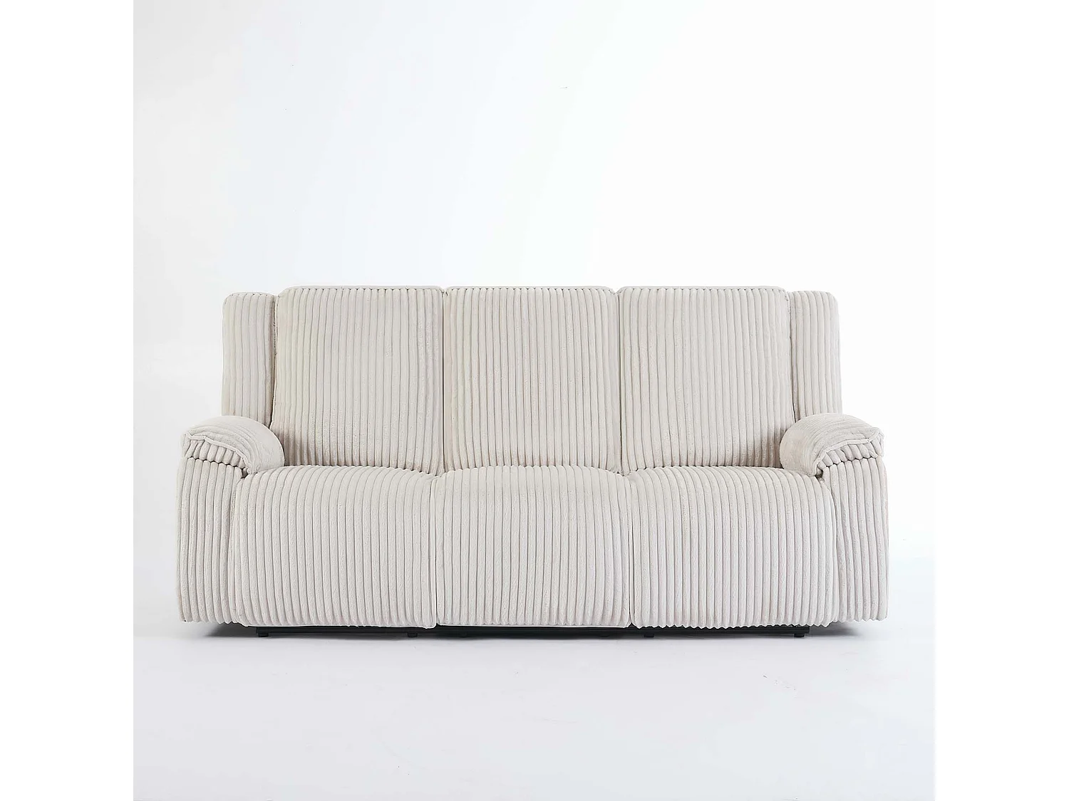 Verona 3 Seater Jumbo Cord Manual Recliner Sofa