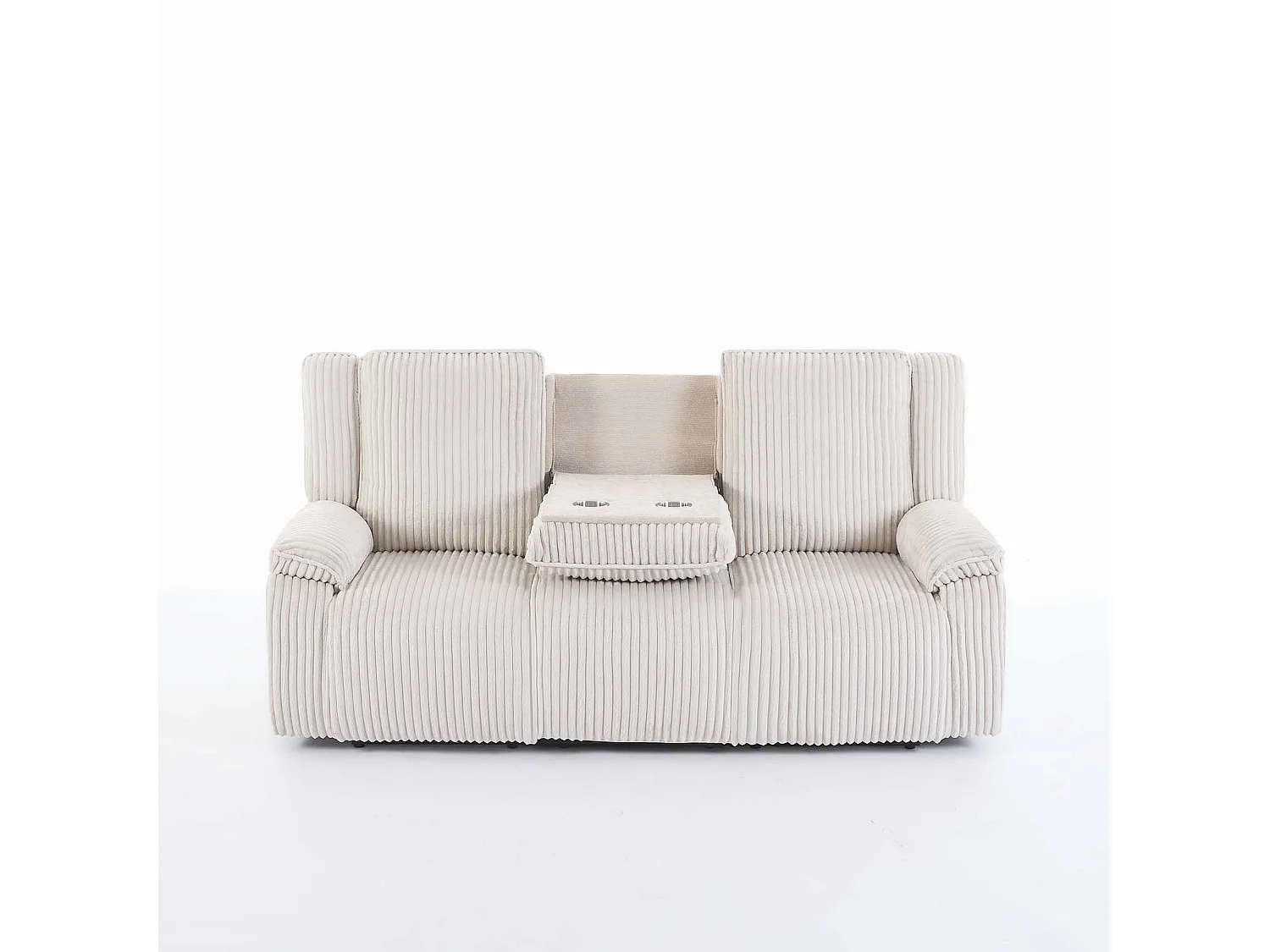 Verona 3 Seater Jumbo Cord Manual Recliner Sofa