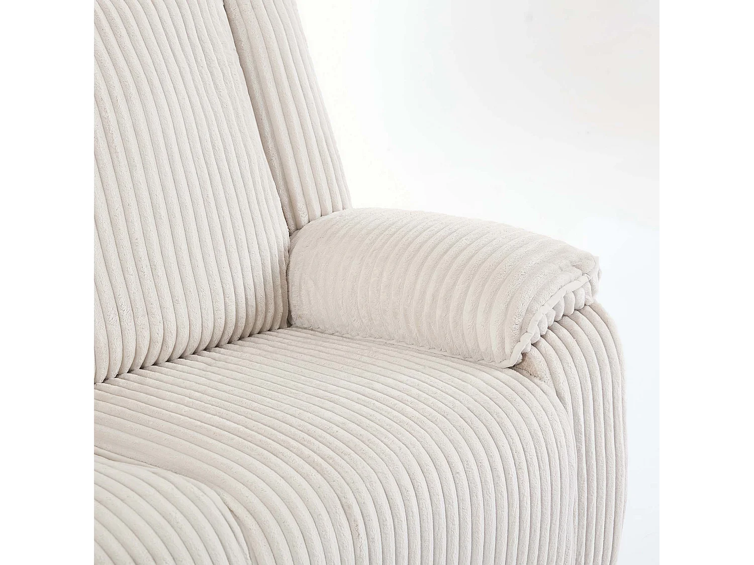 Verona 3 Seater Jumbo Cord Manual Recliner Sofa