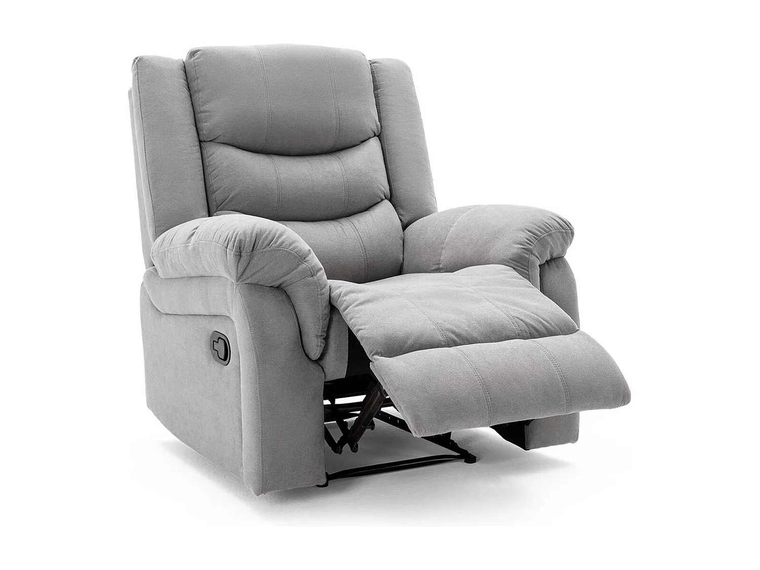 Seattle Manual Recliner Fabric 1+2+3 Seater Sofa Set