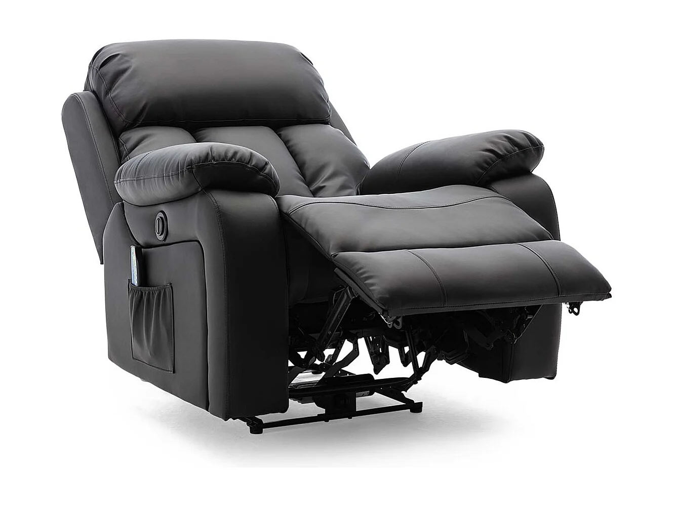 Chester Electric Recliner Bonded Leather 1+2+3 Seater Sofa Set