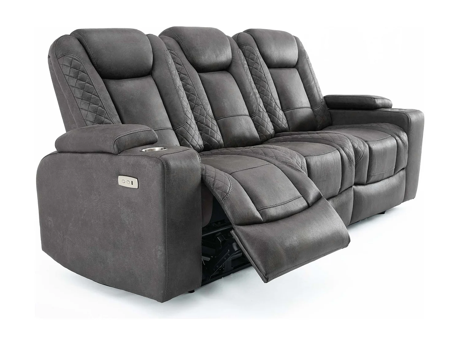 Ashton Electric Recliner 1+2+3 Seater Sofa Set Technology Fabric With Speakers & Usb-C Charging
