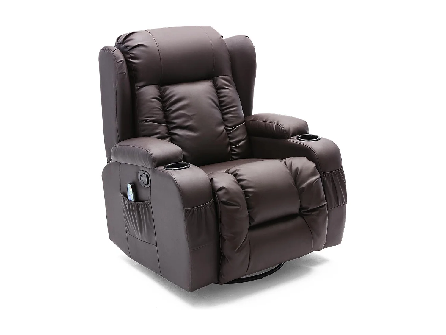 Caesar Manual Recliner Bonded Leather 1+2 Seater Sofa Set