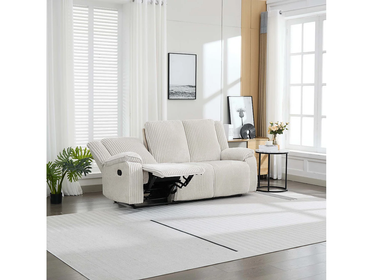 Verona 3+2 Jumbo Cord Manual Recliner Sofa Set