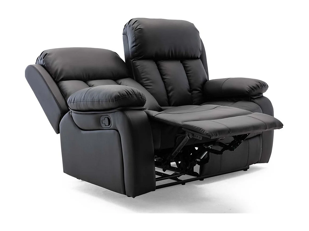 Chester Manual Recliner Bonded Leather 1+2+3 Seater Sofa Set