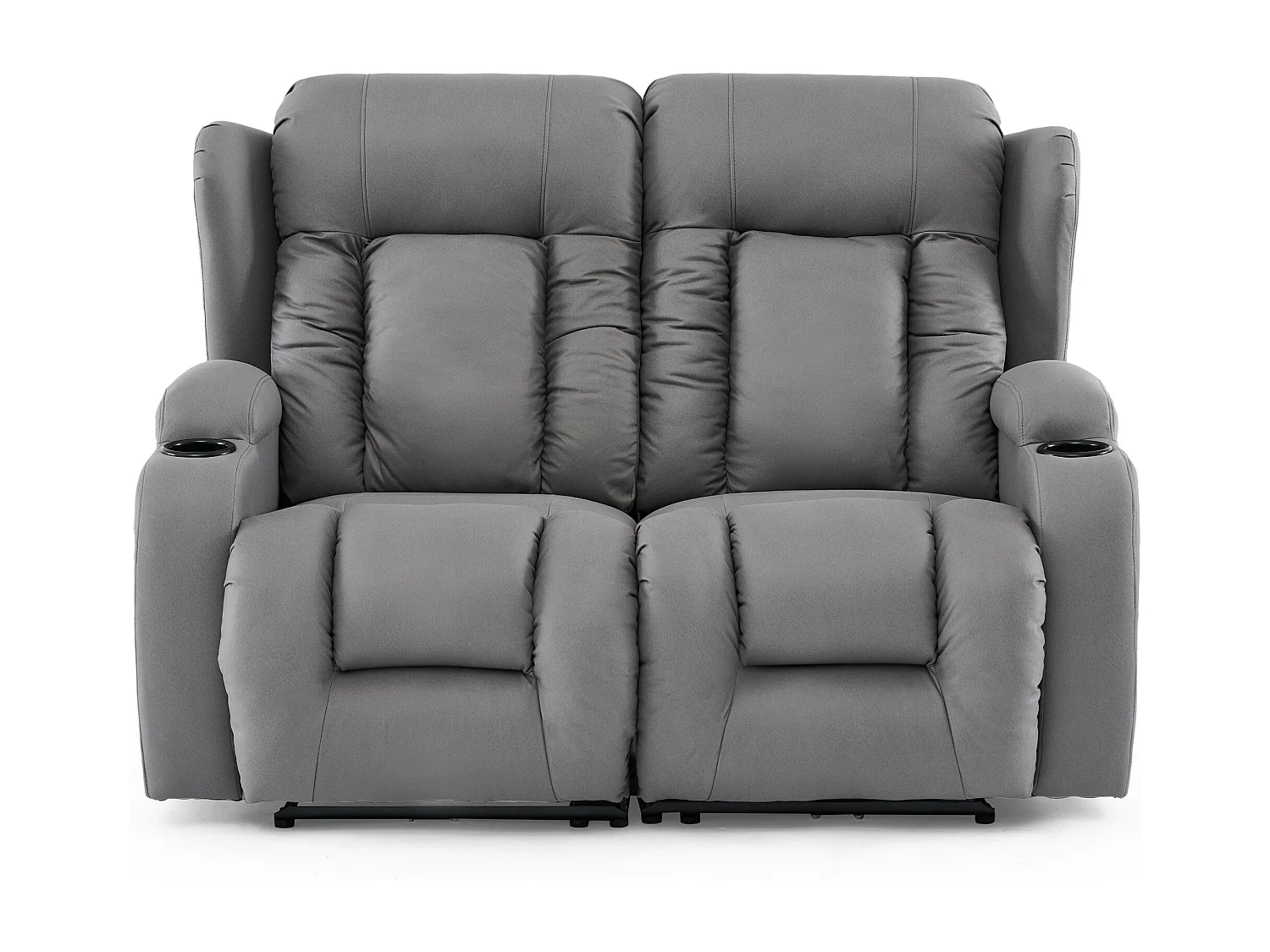 Caesar 1+2 Seater Grey Technology Fabric Modern Electric Recliner Sofa Set