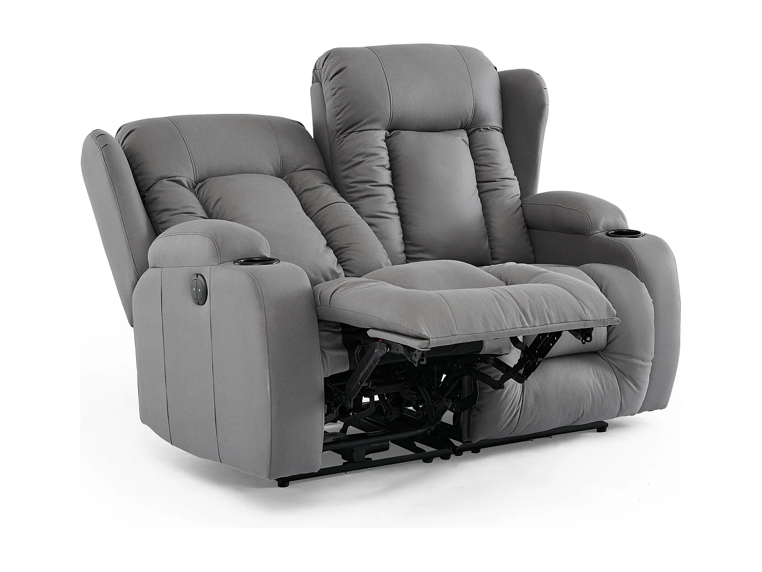 Caesar 1+2 Seater Grey Technology Fabric Modern Electric Recliner Sofa Set