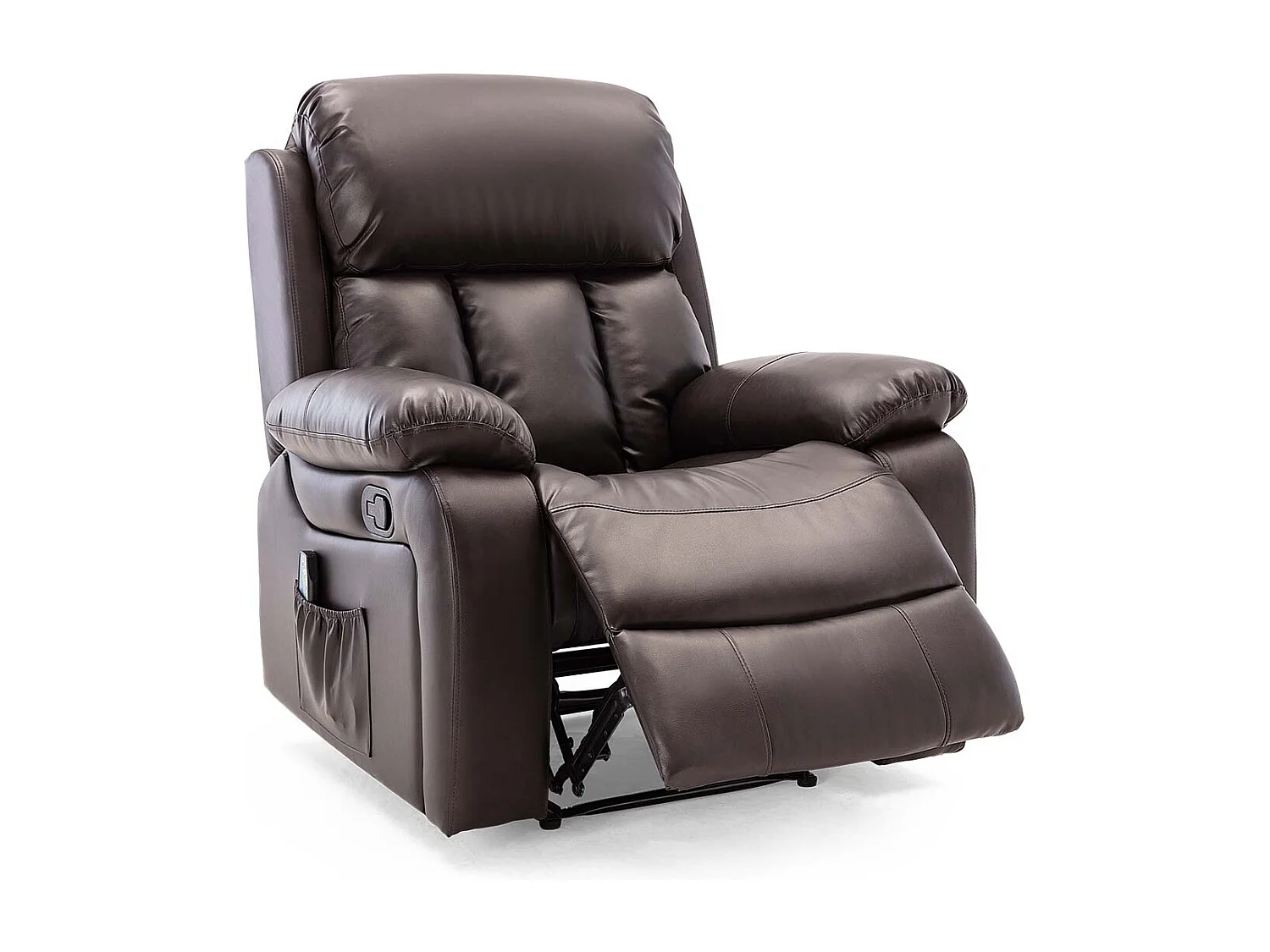 Chester Manual Recliner Bonded Leather 1+2+3 Seater Sofa Set
