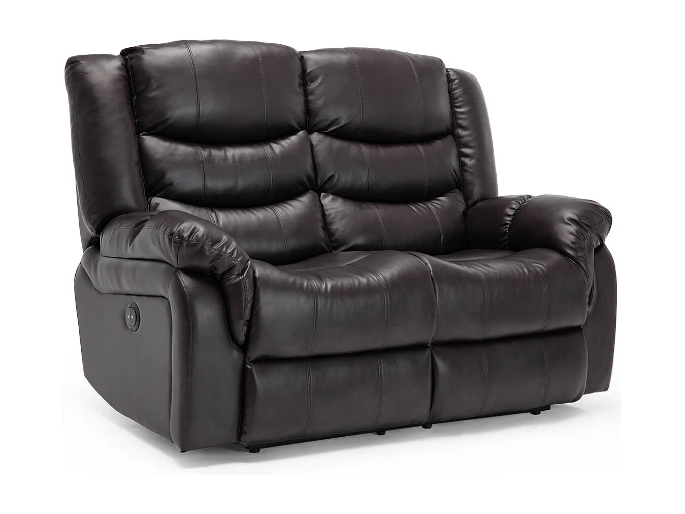 Seattle Electric Recliner Bonded Leather 1+2+3 Seater Sofa Set