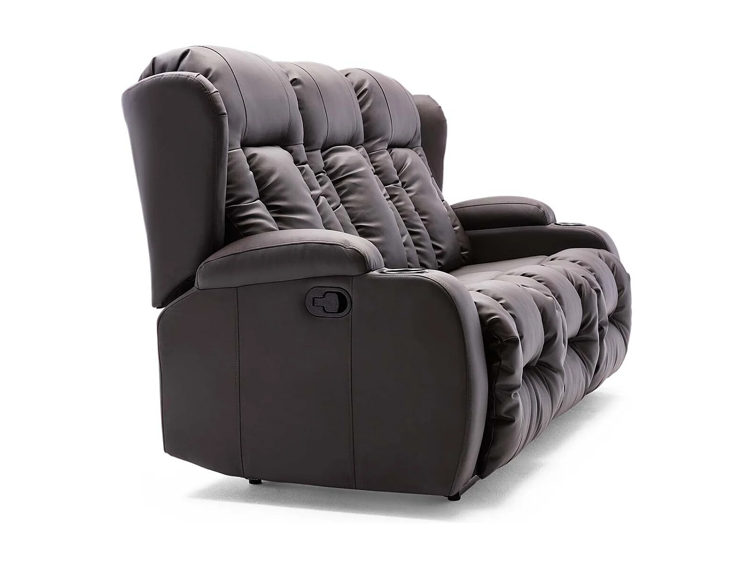 Caesar Manual Recliner Bonded Leather 1+3 Seater Sofa Set