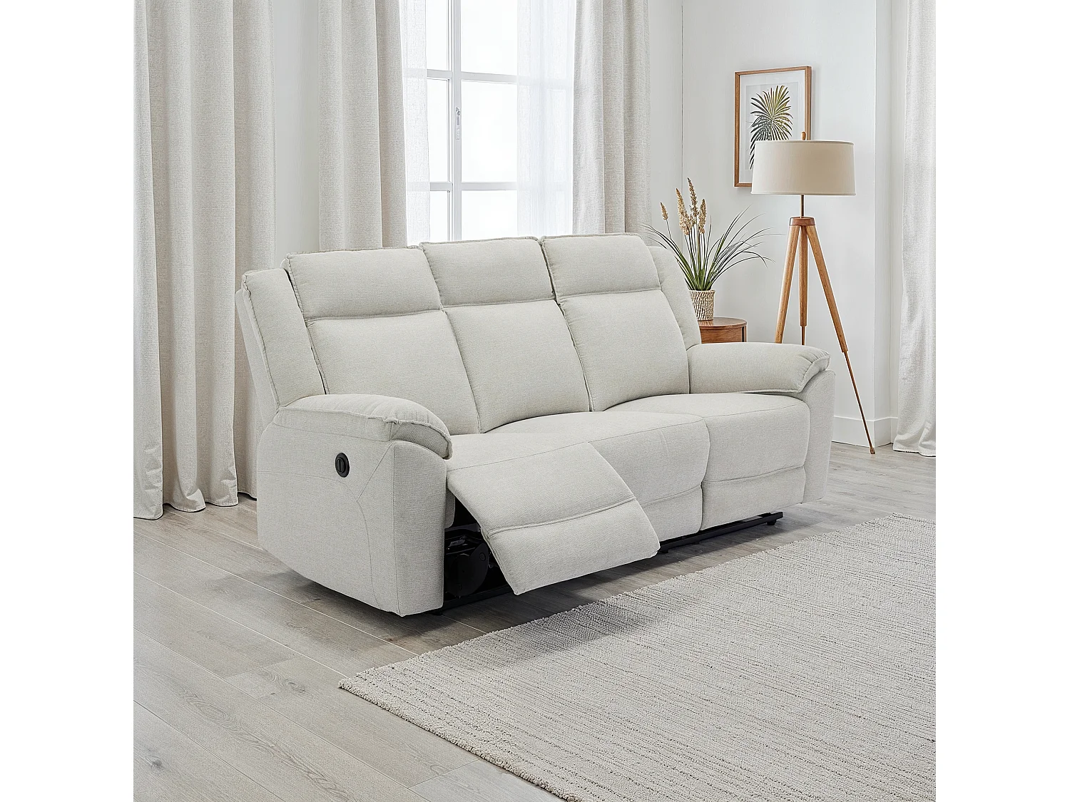 Skye 3+2+1 Linen Electric Recliner Sofa Set