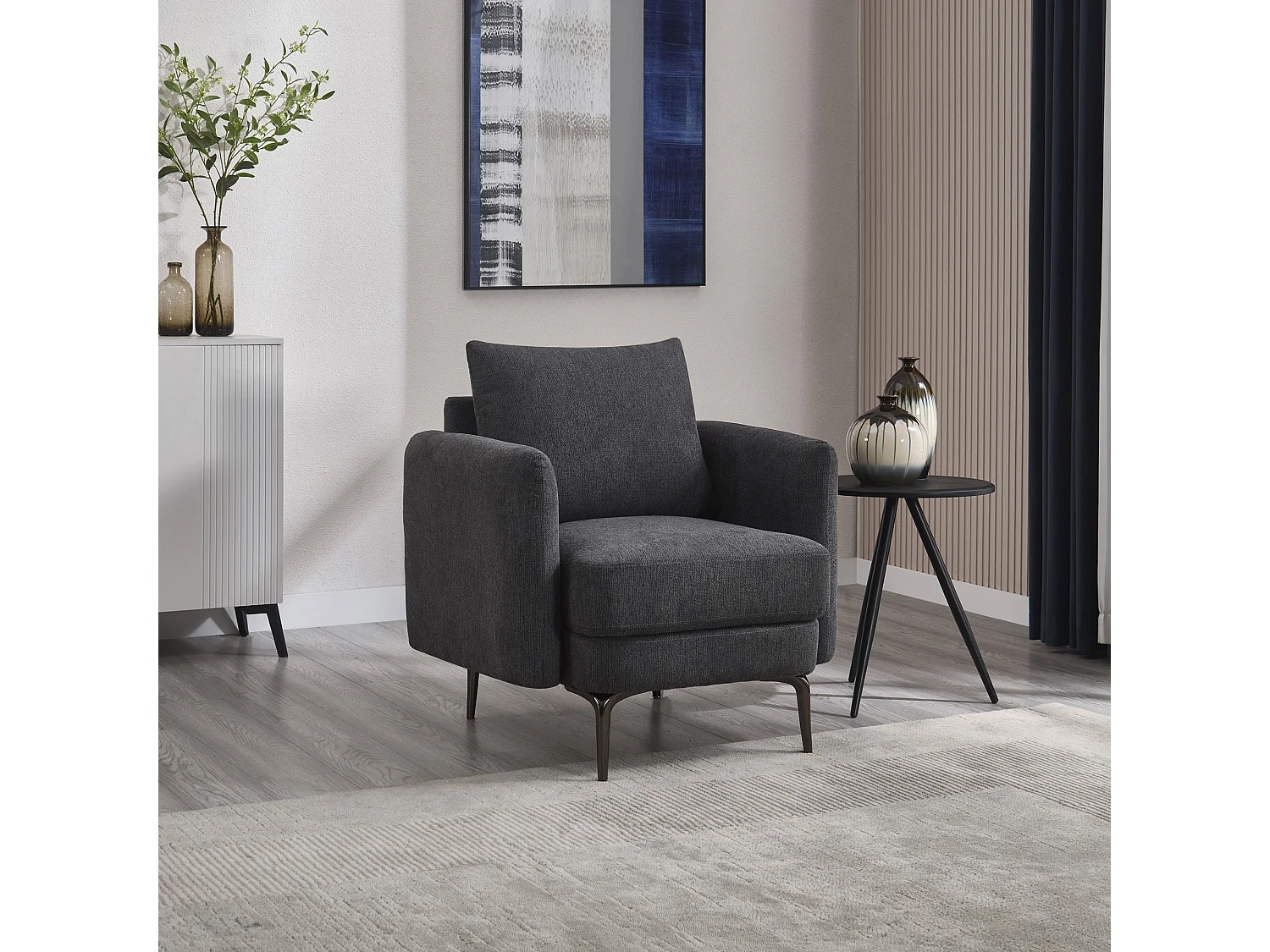 Sofia 1+2 Seater Fabric Sofa Set