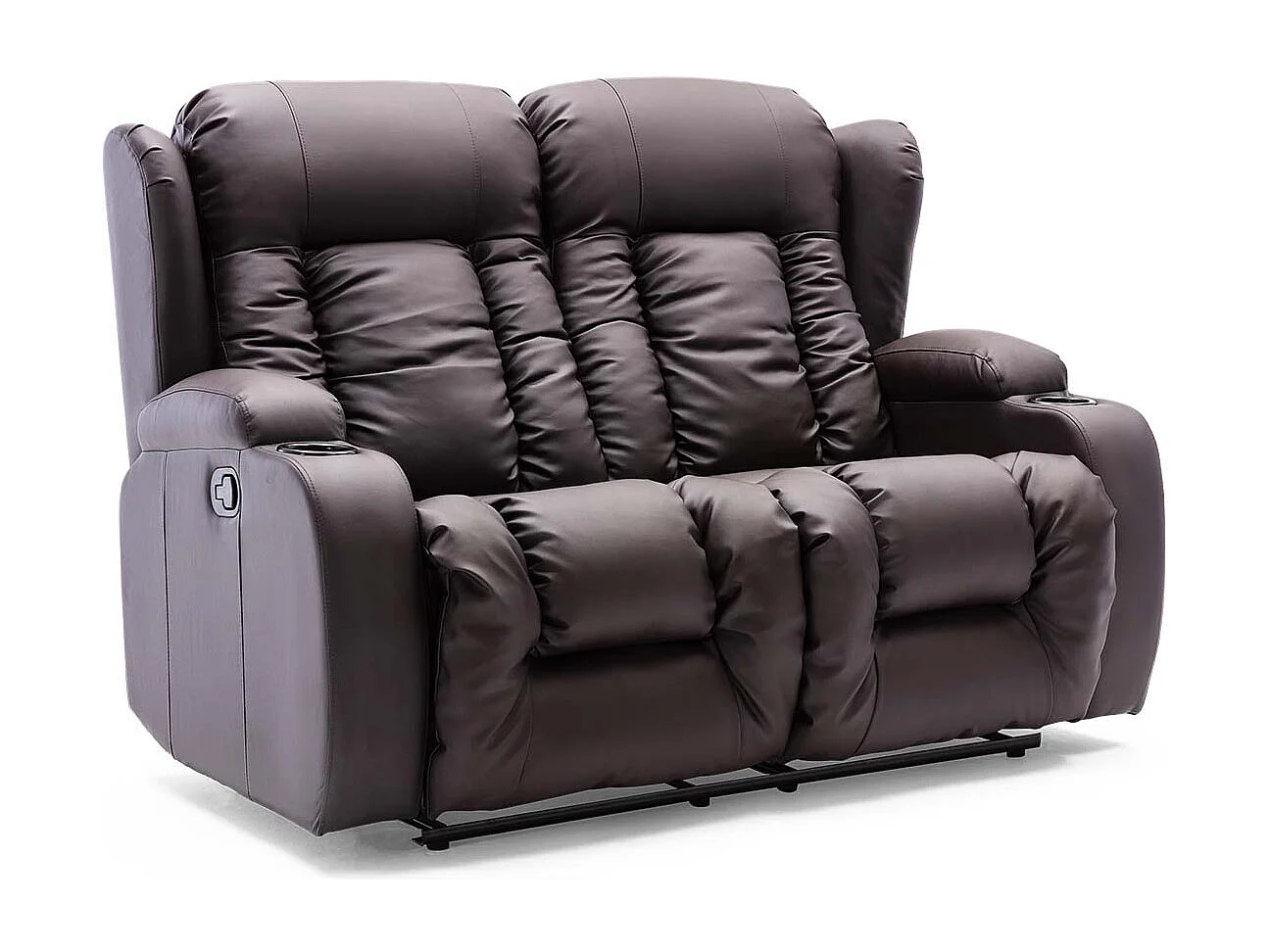 Caesar Manual Recliner Bonded Leather 1+2+3 Seater Sofa Set