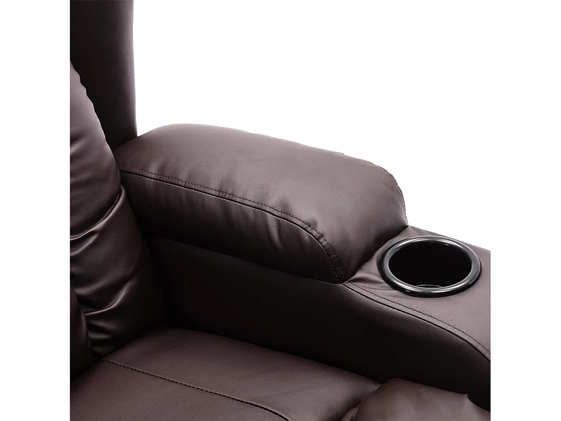 Caesar Manual Recliner Bonded Leather 1+2+3 Seater Sofa Set