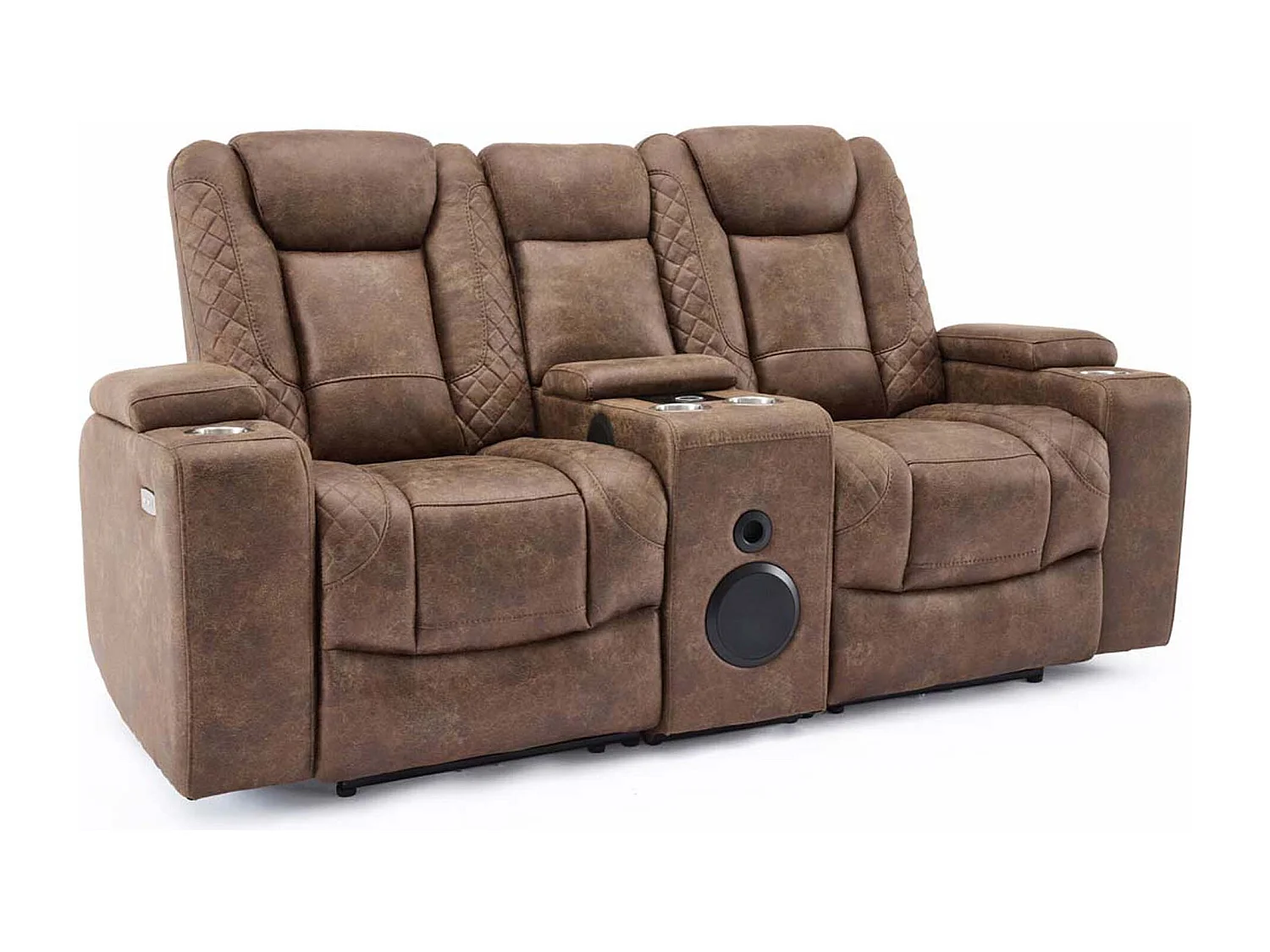 Ashton Electric Recliner 1+2 Seater Sofa Set Technology Fabric With Speakers & Usb-C Charging