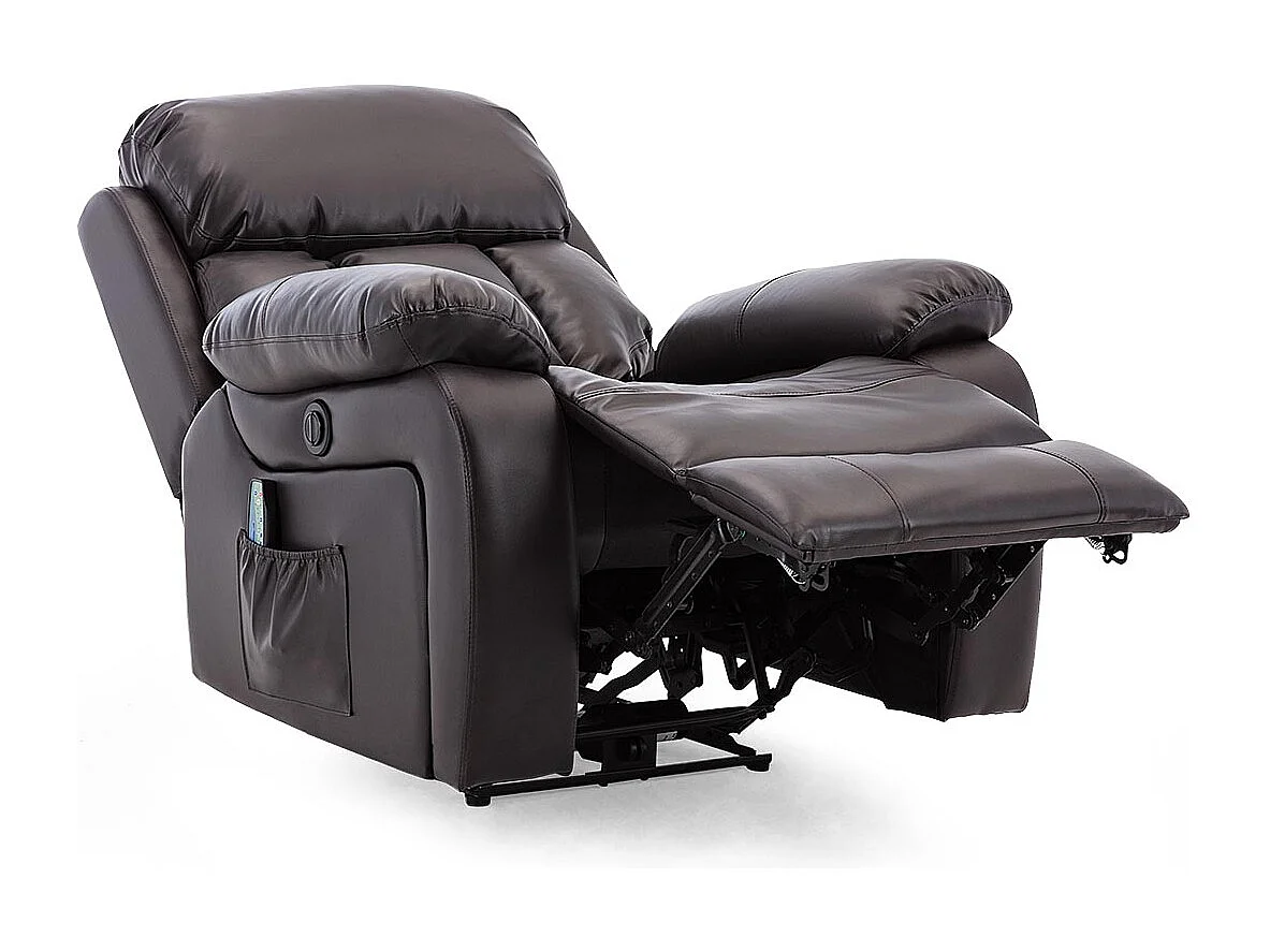 Chester Electric Recliner Bonded Leather 1+3 Seater Sofa Set