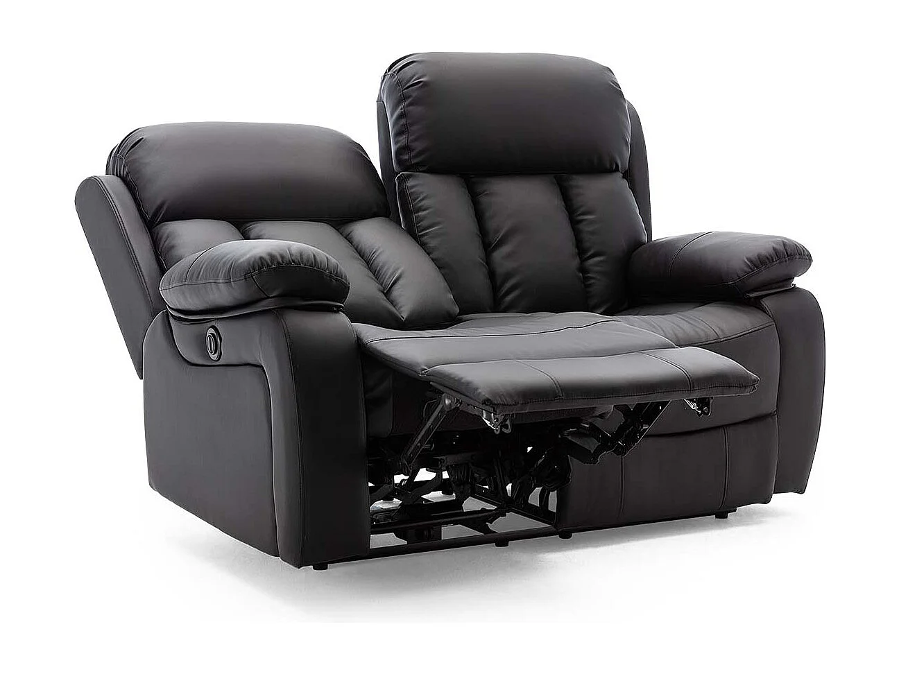 Chester Electric Recliner Bonded Leather 1+2 Seater Sofa Set