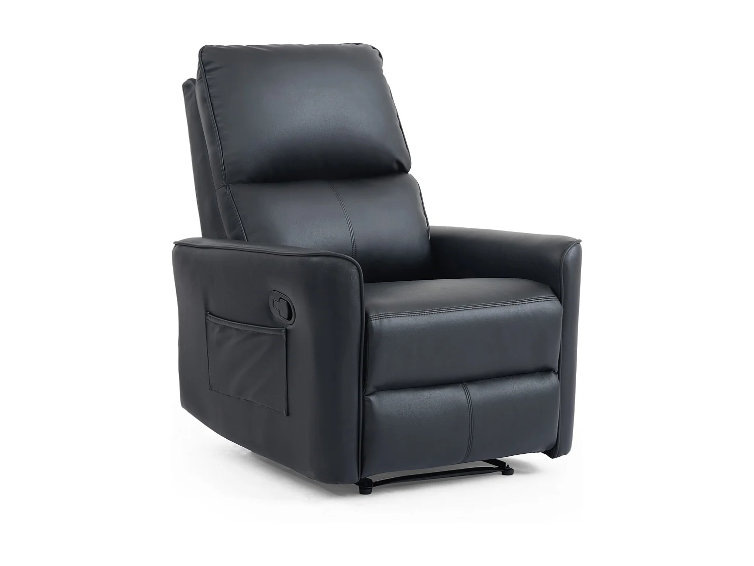 Madrid 1+3 Seater Manual Air Leather Recliner Sofa Set