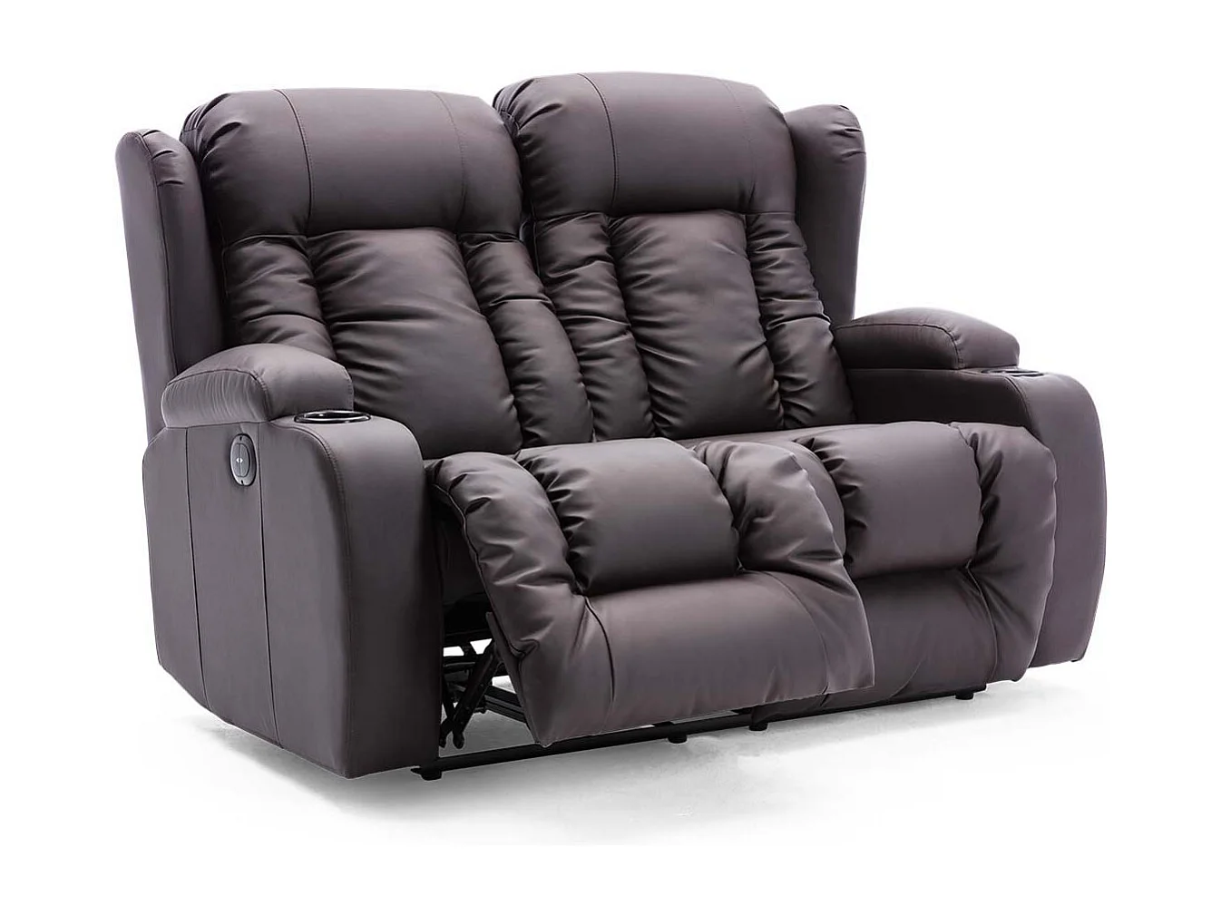 Caesar Electric Recliner Bonded Leather 1+2 Seater Sofa Set