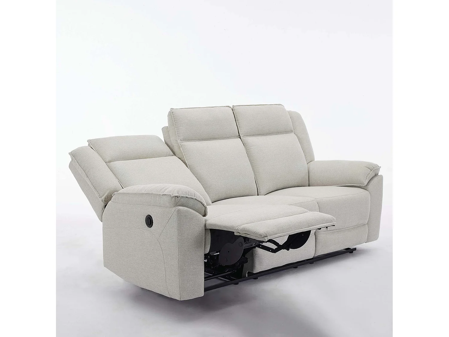 Skye 3+2 Linen Electric Recliner Sofa Set