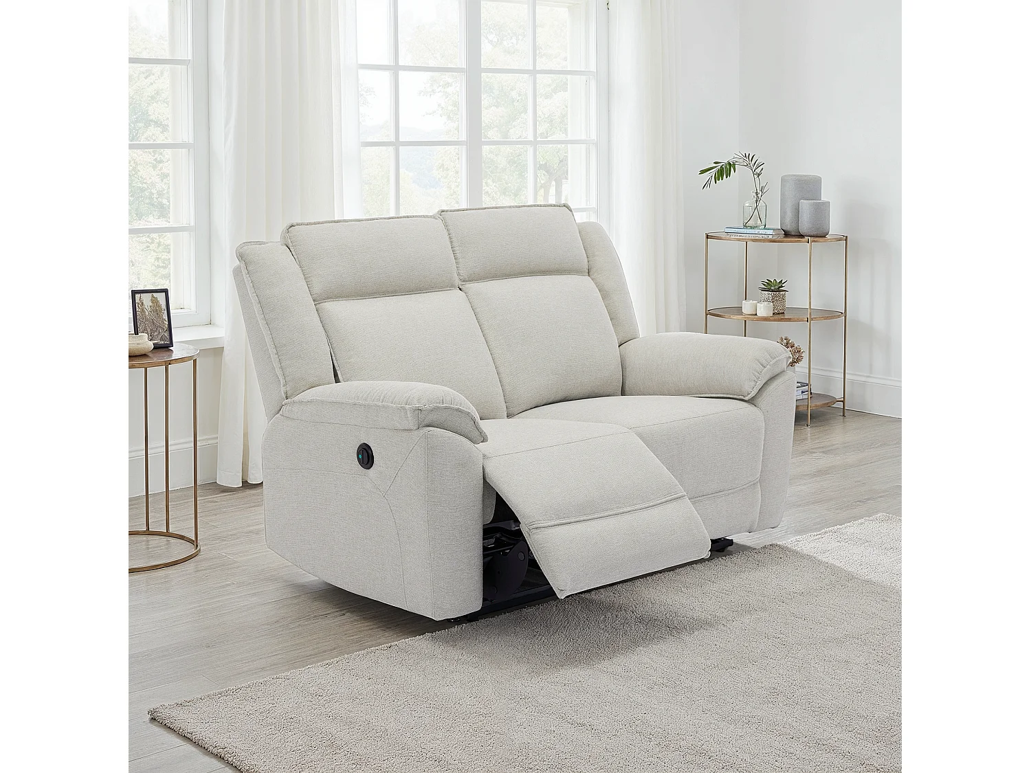 Skye 3+2 Linen Electric Recliner Sofa Set
