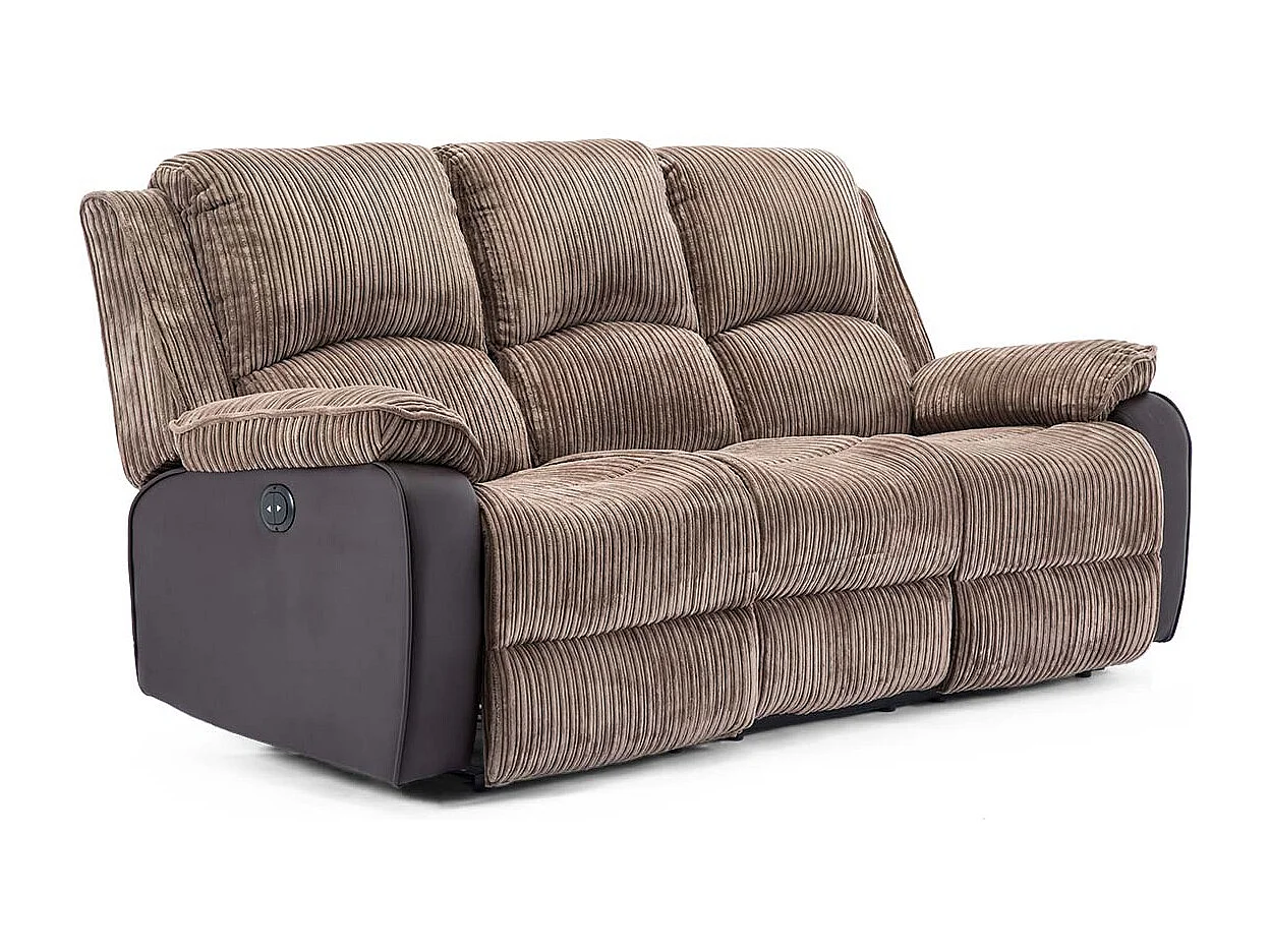 Postana Electric Recliner Jumbo Cord 1+3 Seater Sofa Set