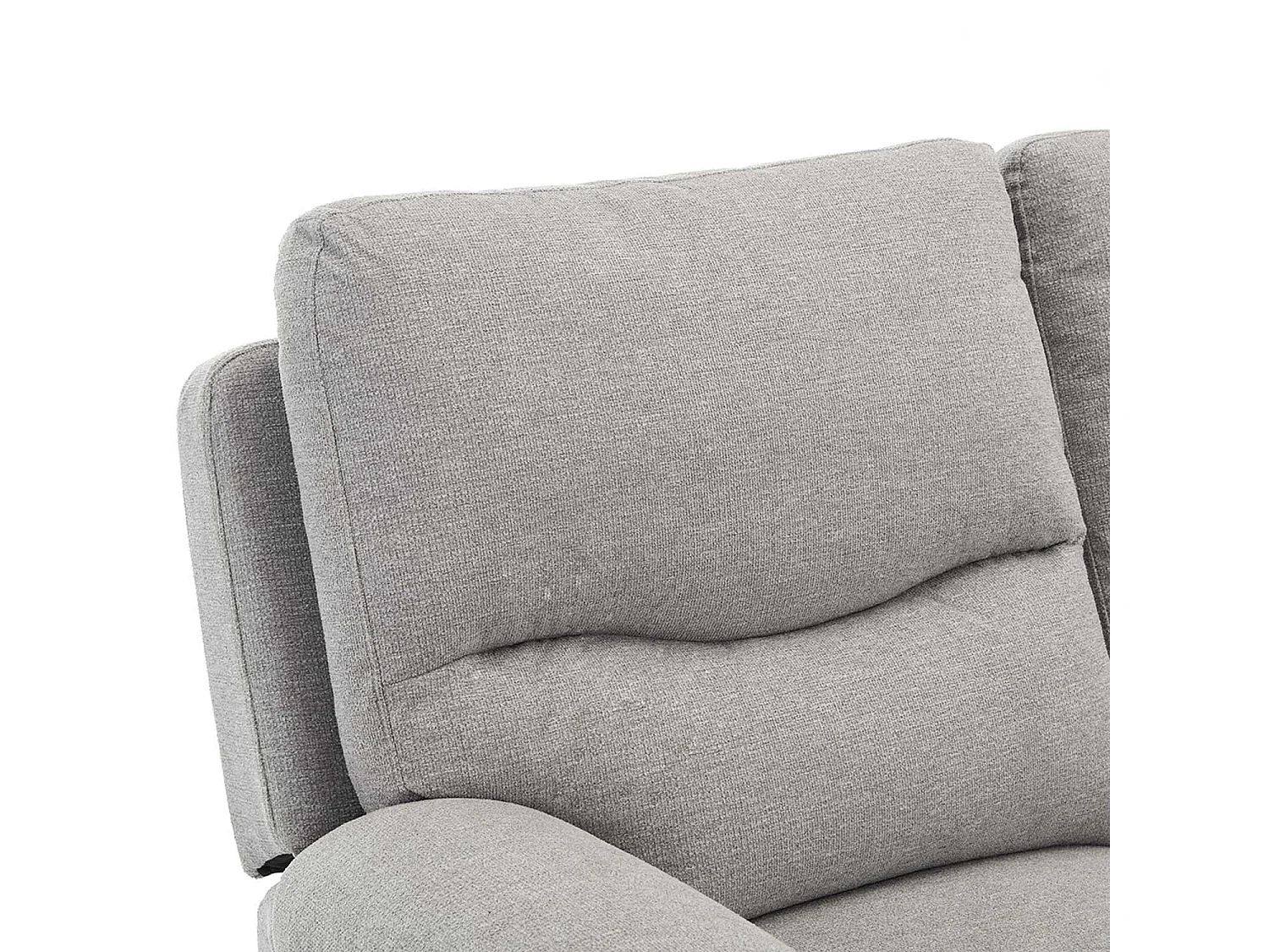 Fosse 2 + 3 Seater Manual Recliner Fabric Modern Living Sofa