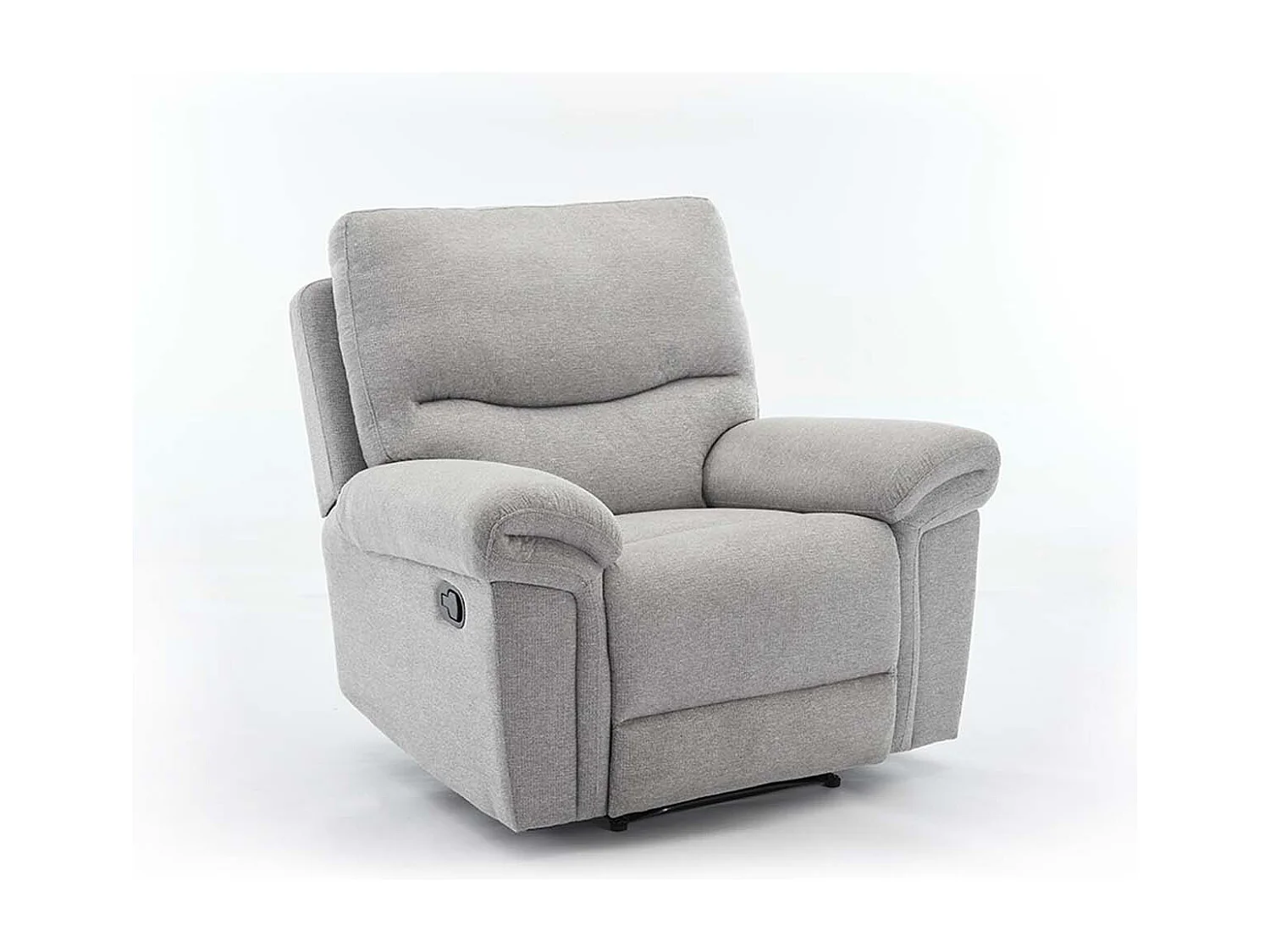 Fosse 2 + 3 Seater Manual Recliner Fabric Modern Living Sofa